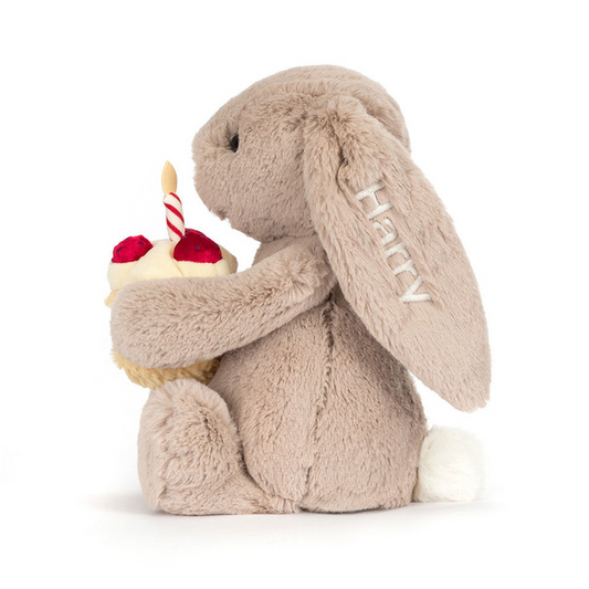 Bashful Beige Bunny Birthday